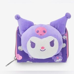 Loungefly Kuromi Purple Plush Wallet- NWT